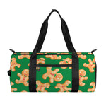 Cute Gingerbread Man Pattern Print Gym Bag