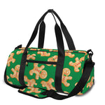 Cute Gingerbread Man Pattern Print Gym Bag
