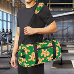 Cute Gingerbread Man Pattern Print Gym Bag