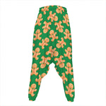 Cute Gingerbread Man Pattern Print Hammer Pants