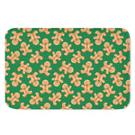 Cute Gingerbread Man Pattern Print Indoor Door Mat