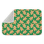 Cute Gingerbread Man Pattern Print Indoor Door Mat