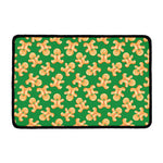 Cute Gingerbread Man Pattern Print Kitchen Mat