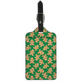 Cute Gingerbread Man Pattern Print Luggage Tag