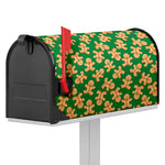 Cute Gingerbread Man Pattern Print Mailbox Cover