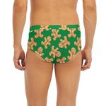 Cute Gingerbread Man Pattern Print Men's Briefs