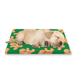 Cute Gingerbread Man Pattern Print Pet Cooling Mat Cover