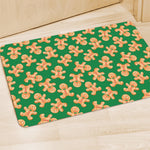 Cute Gingerbread Man Pattern Print Polyester Doormat