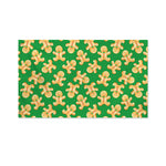 Cute Gingerbread Man Pattern Print Polyester Flag