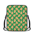 Cute Gingerbread Man Pattern Print Rectangular Crossbody Bag
