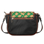 Cute Gingerbread Man Pattern Print Saddle Bag