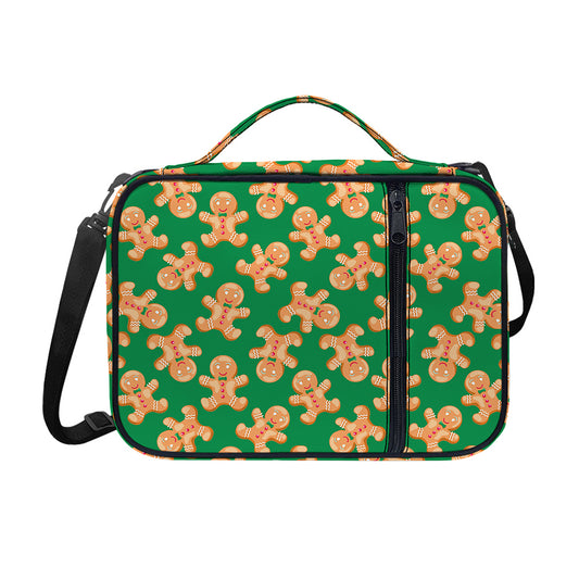 Cute Gingerbread Man Pattern Print Shoulder Strap Bible Bag