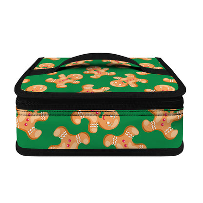 Cute Gingerbread Man Pattern Print Small Lunch Bag
