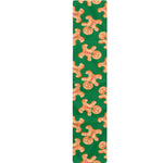 Cute Gingerbread Man Pattern Print Table Runner