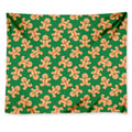 Cute Gingerbread Man Pattern Print Tapestry