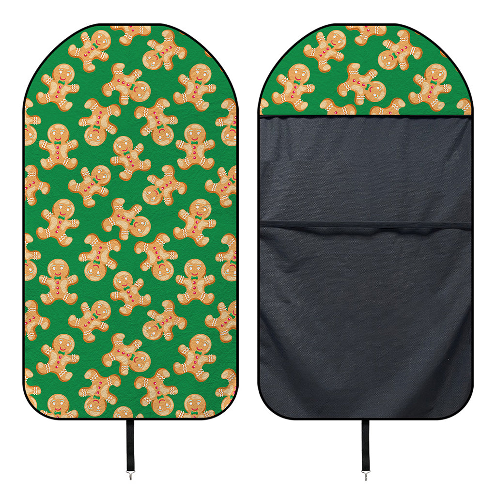 Cute Gingerbread Man Pattern Print Waterproof Car Seat Cover
