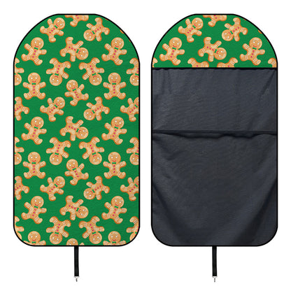 Cute Gingerbread Man Pattern Print Waterproof Car Seat Cover