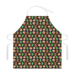 Cute Gingerbread Pattern Print Adjustable Apron