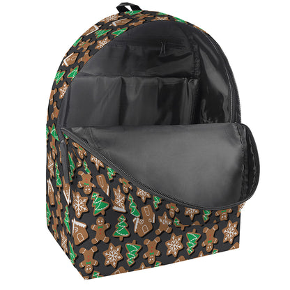 Cute Gingerbread Pattern Print Backpack
