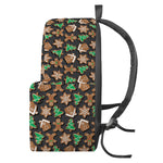 Cute Gingerbread Pattern Print Backpack