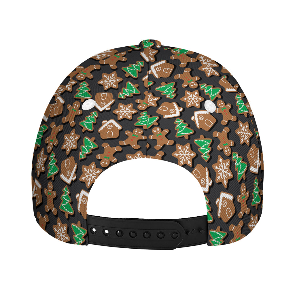 Cute Gingerbread Pattern Print Baseball Cap