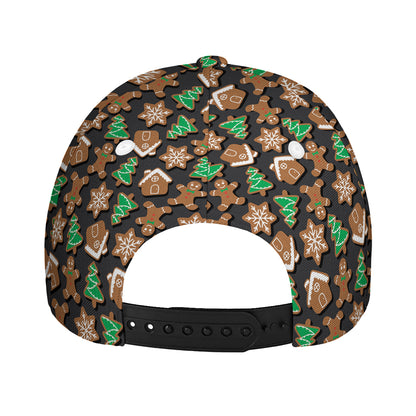 Cute Gingerbread Pattern Print Baseball Cap