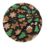Cute Gingerbread Pattern Print Basketball