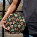 Cute Gingerbread Pattern Print Basketball