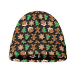 Cute Gingerbread Pattern Print Beanie