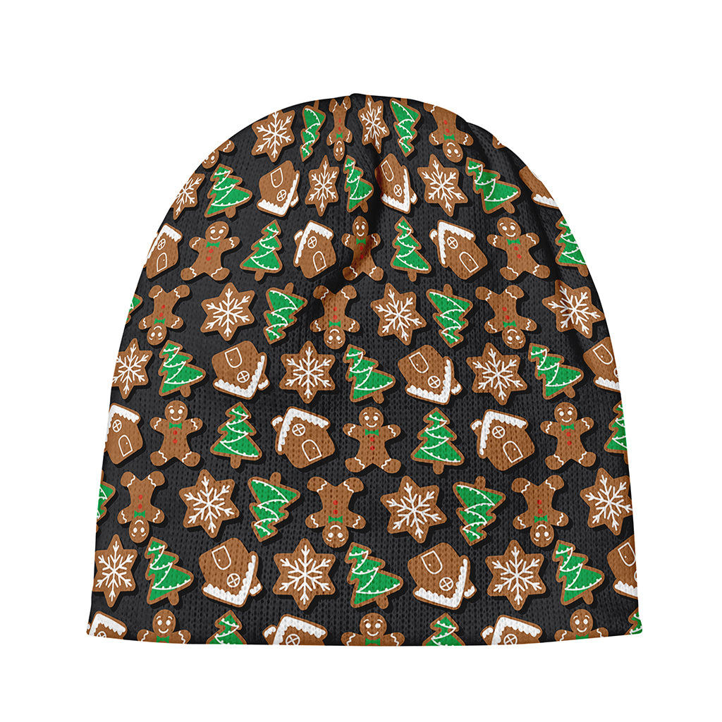 Cute Gingerbread Pattern Print Beanie