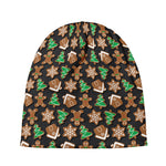 Cute Gingerbread Pattern Print Beanie