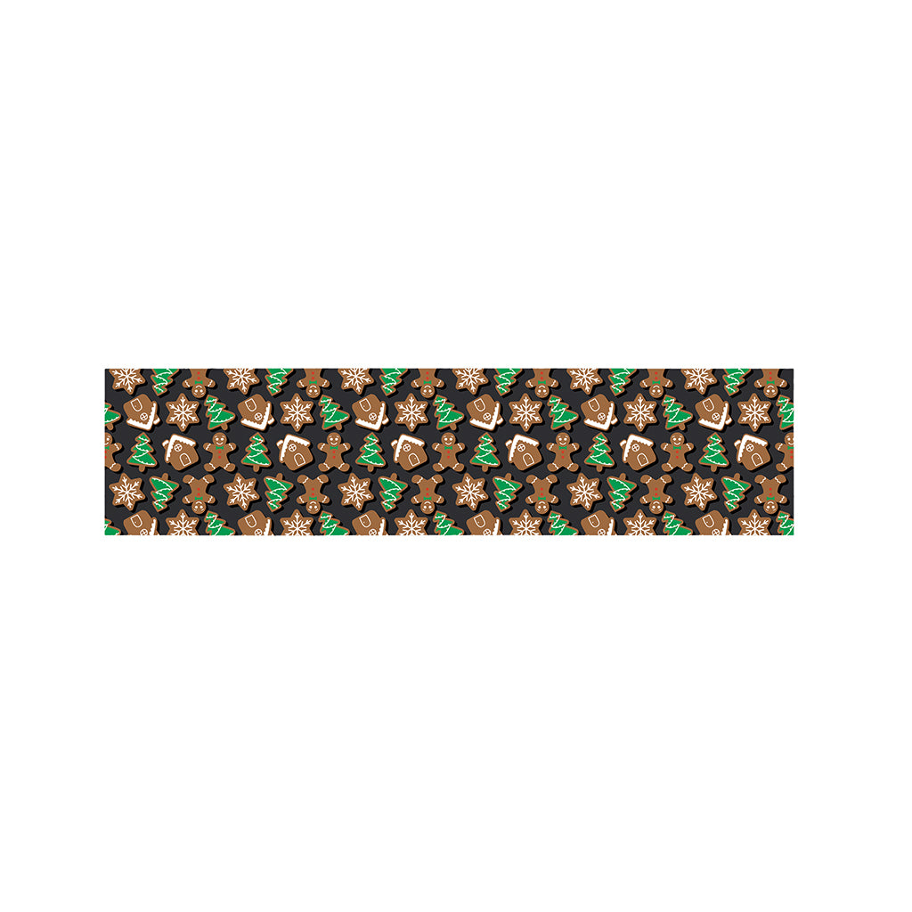 Cute Gingerbread Pattern Print Bed Runner