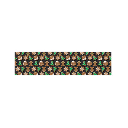 Cute Gingerbread Pattern Print Bed Runner