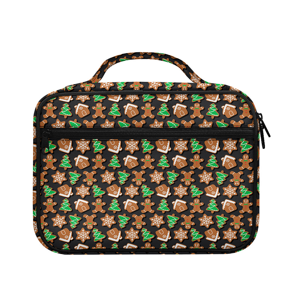 Cute Gingerbread Pattern Print Briefcase Bible Bag