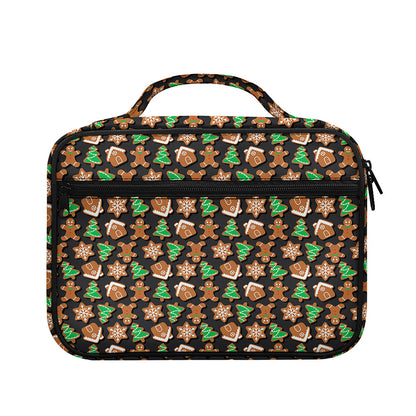 Cute Gingerbread Pattern Print Briefcase Bible Bag