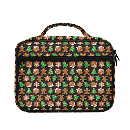 Cute Gingerbread Pattern Print Briefcase Bible Bag
