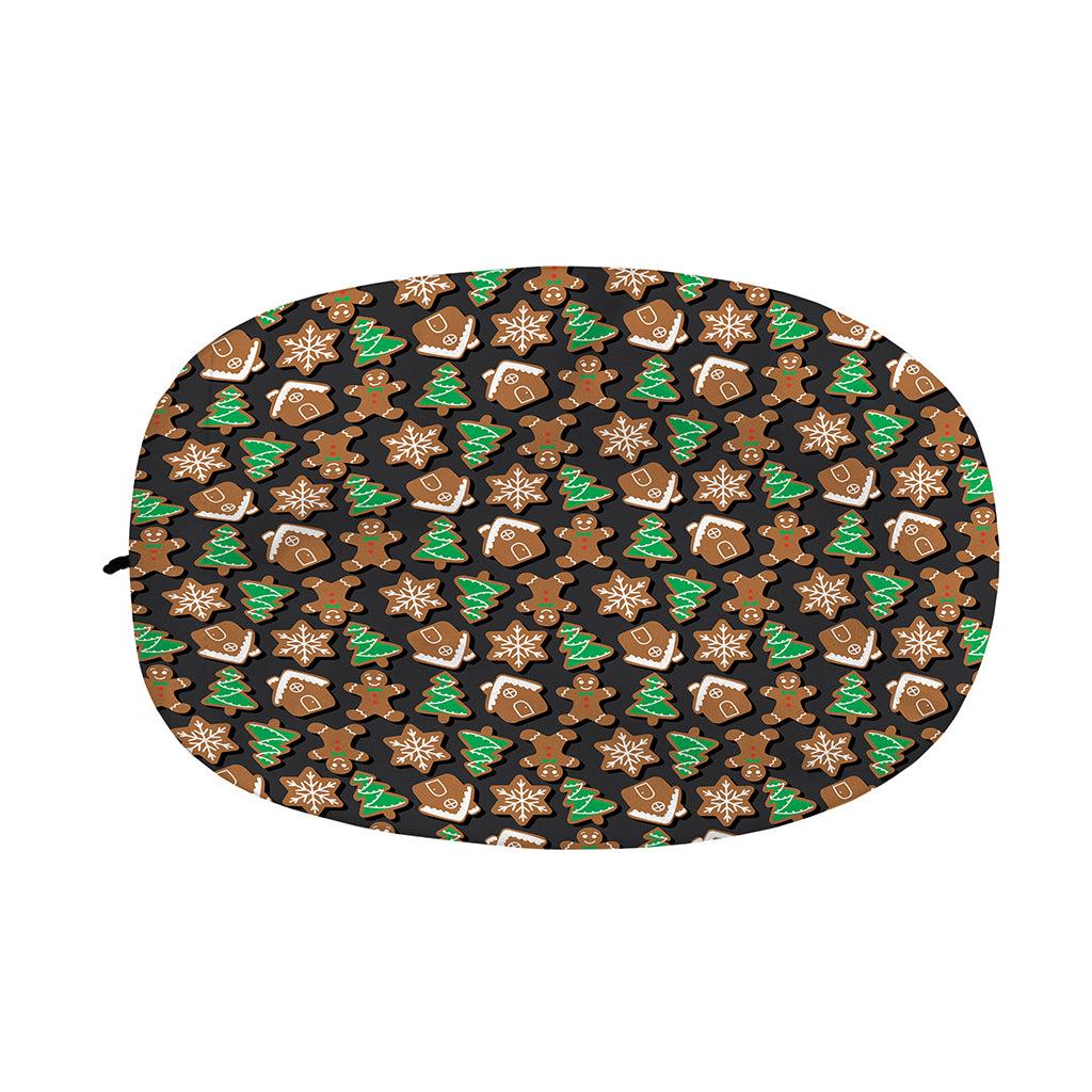 Cute Gingerbread Pattern Print Car Side Mirror Covers