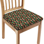 Cute Gingerbread Pattern Print Chair Cushion Cover