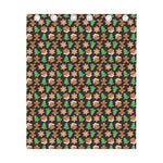 Cute Gingerbread Pattern Print Curtain