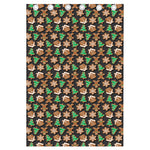 Cute Gingerbread Pattern Print Curtain