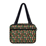 Cute Gingerbread Pattern Print Double Strap Bible Bag