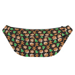 Cute Gingerbread Pattern Print Fanny Pack