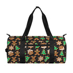 Cute Gingerbread Pattern Print Gym Bag