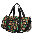 Cute Gingerbread Pattern Print Gym Bag