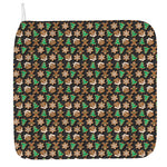 Cute Gingerbread Pattern Print Hand Towel