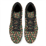 Cute Gingerbread Pattern Print High Top Leather Sneakers
