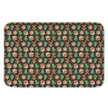 Cute Gingerbread Pattern Print Indoor Door Mat