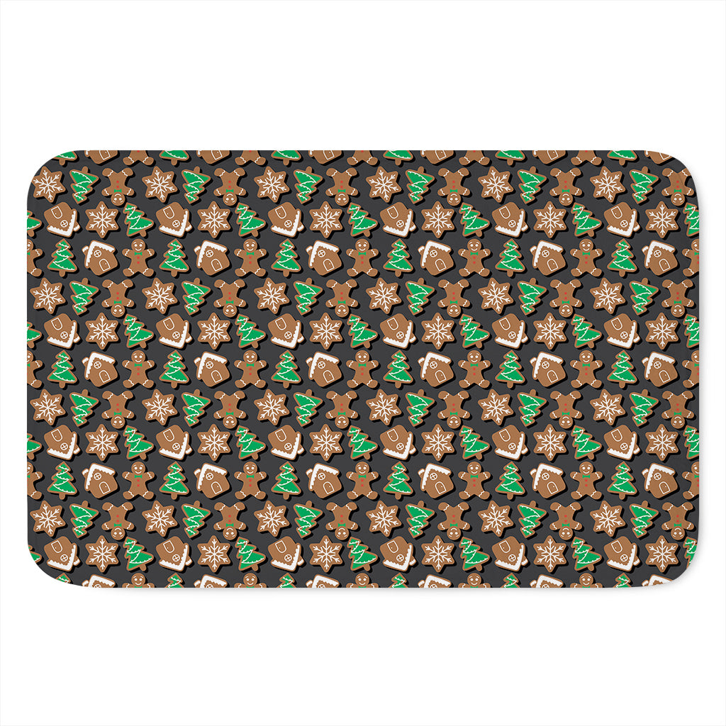 Cute Gingerbread Pattern Print Indoor Door Mat