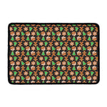 Cute Gingerbread Pattern Print Kitchen Mat