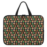 Cute Gingerbread Pattern Print Laptop Sleeve With Handle